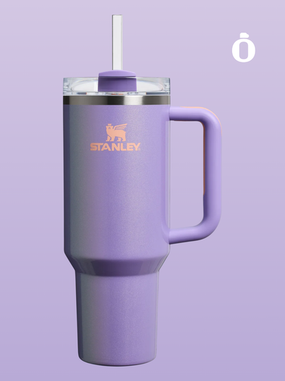 Stanley The New Frequency Quencher H2.0 FlowState Tumbler | 40 Oz | Periwinkle Shimmer