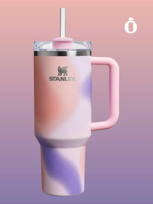 Stanley The New Frequency Quencher H2.0 FlowState Tumbler | 40 Oz | Rose Petal Motion