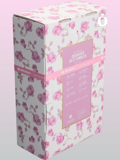 *Limited Edition* THE STANLEY X LOVESHACKFANCY QUENCHER | 20 OZ | Ribbon Rosa