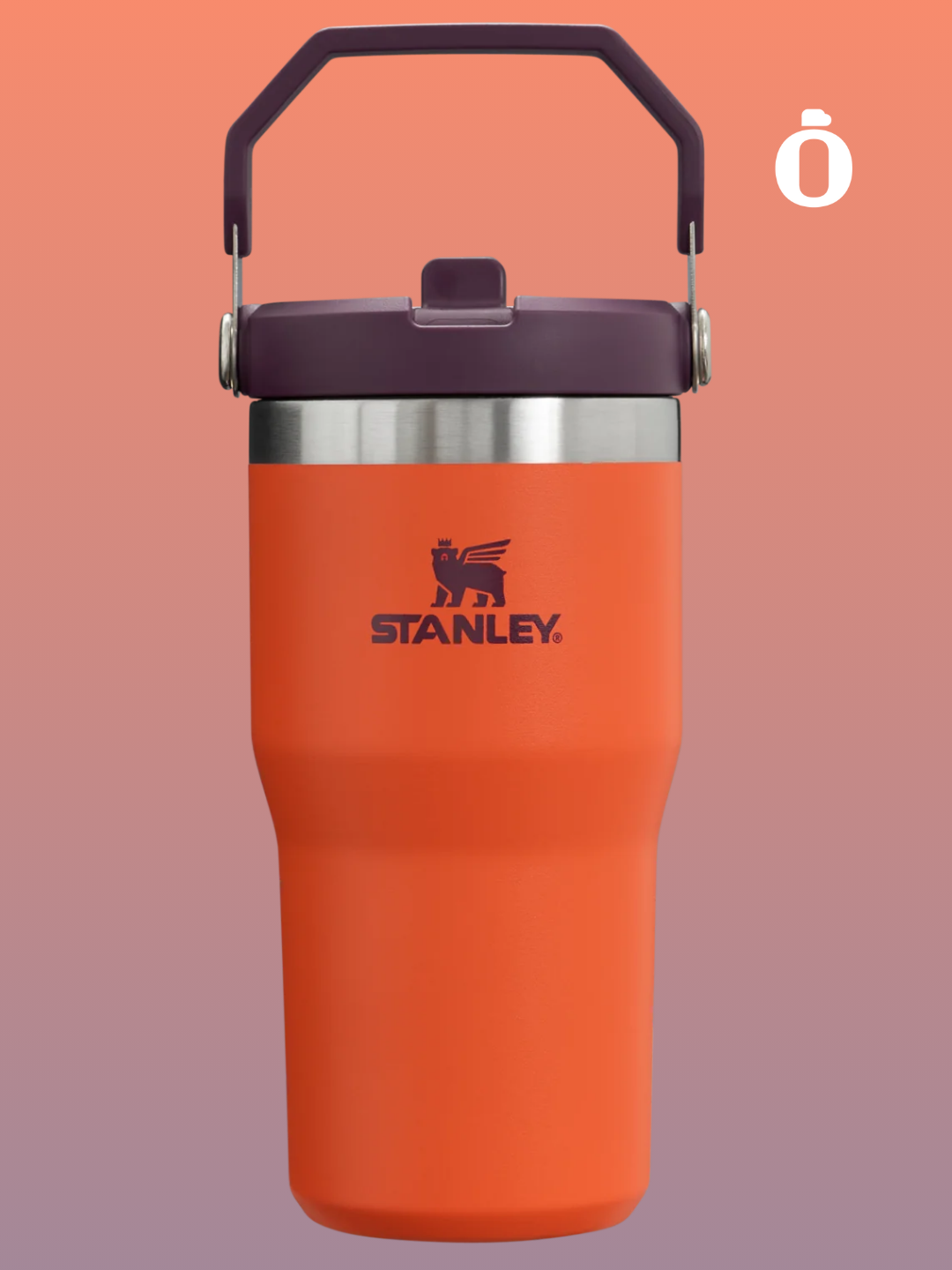 Stanley The Iceflow Flip Straw Tumbler | 20 Oz | Tigerlilly Plum