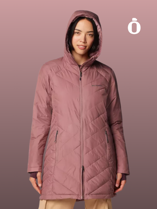 Columbia | Women's | Heavenly Long Hooded Jacket | Fig