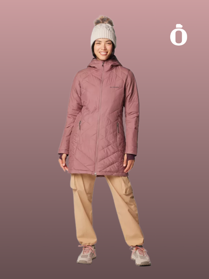 Columbia | Women's | Heavenly Long Hooded Jacket | Fig