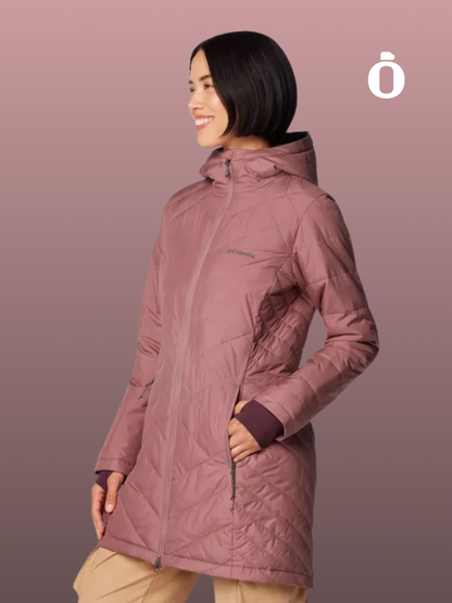 Columbia | Women's | Heavenly Long Hooded Jacket | Fig