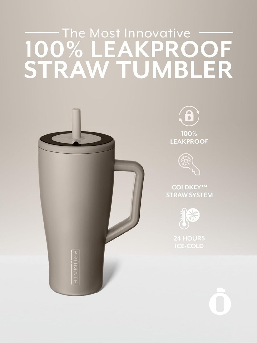 BrüMate Era Straw Tumbler | 30 OZ | Mocha