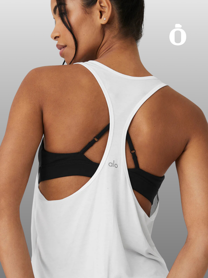 Alo | All Day Tank | White