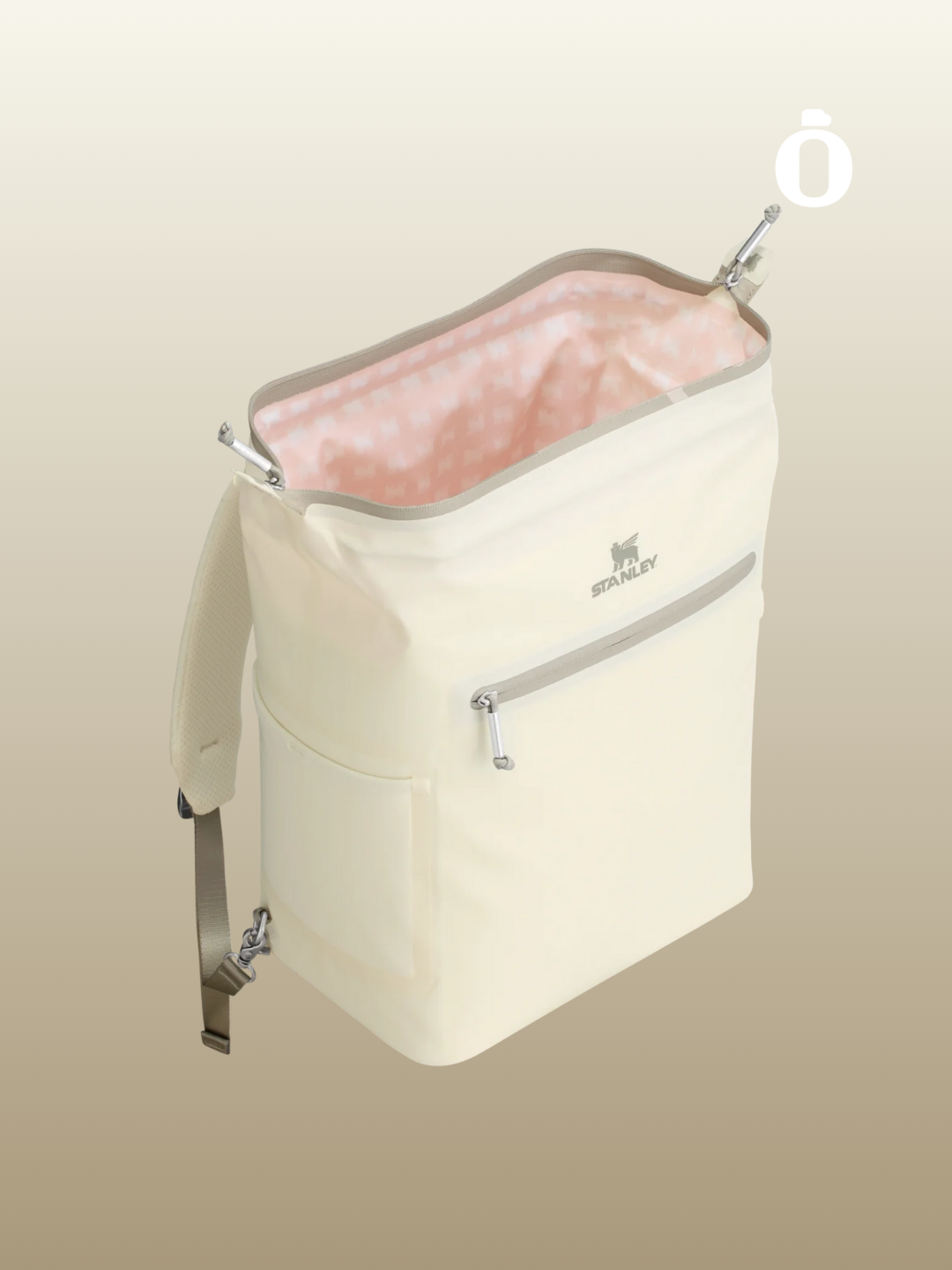 Stanley The All Day Madeleine Midi Cooler Backpack | 20 Can | 14.8 Qt | 14.0 L | Cream