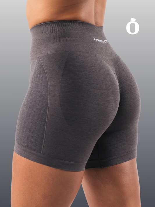 Alphalete | Amplify Contour Short 5" | Pewter