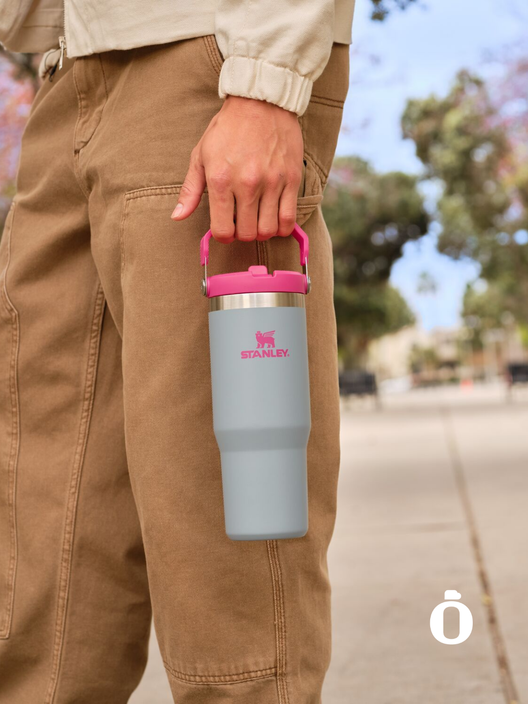 Stanley The Iceflow Flip Straw Tumbler | 30 Oz | Grey Rock