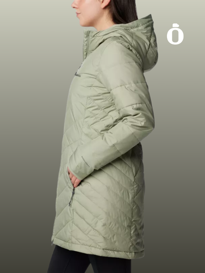 Columbia | Women's | Heavenly Long Hooded Jacket | Safari