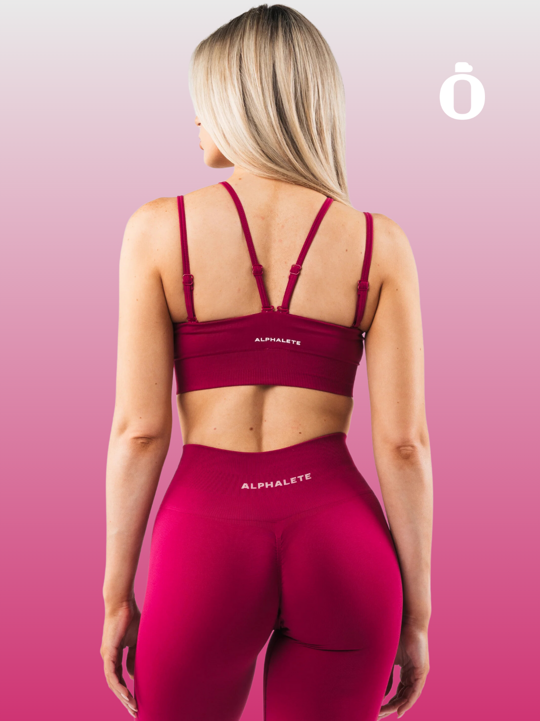 Alphalete | Amplify Gemini Bra | Berry