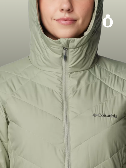 Columbia | Women's | Heavenly Long Hooded Jacket | Safari