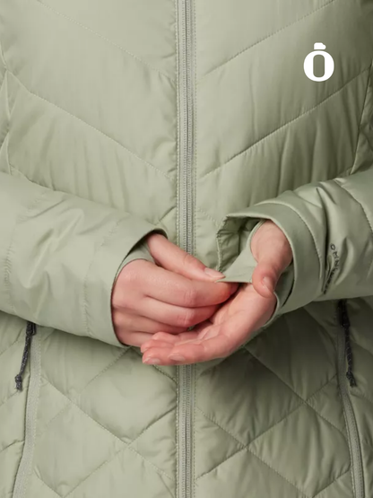 Columbia | Women's | Heavenly Long Hooded Jacket | Safari