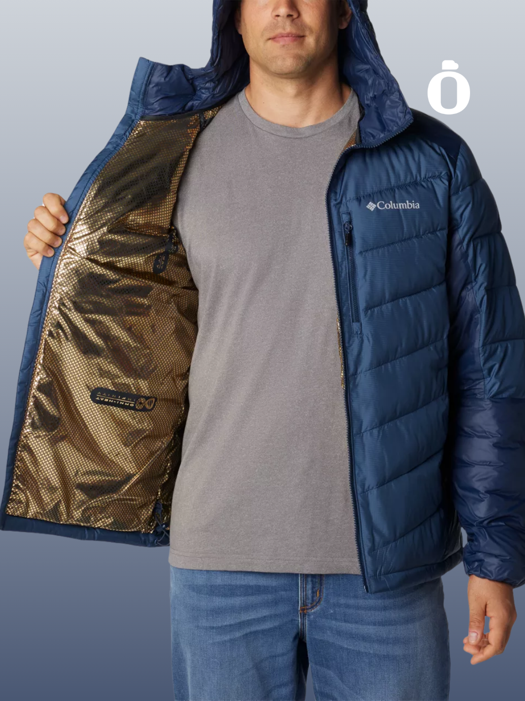 Columbia | Men's | Labyrinth Loop Hooded Jacket | Dark Mtn/Collegiate Navy