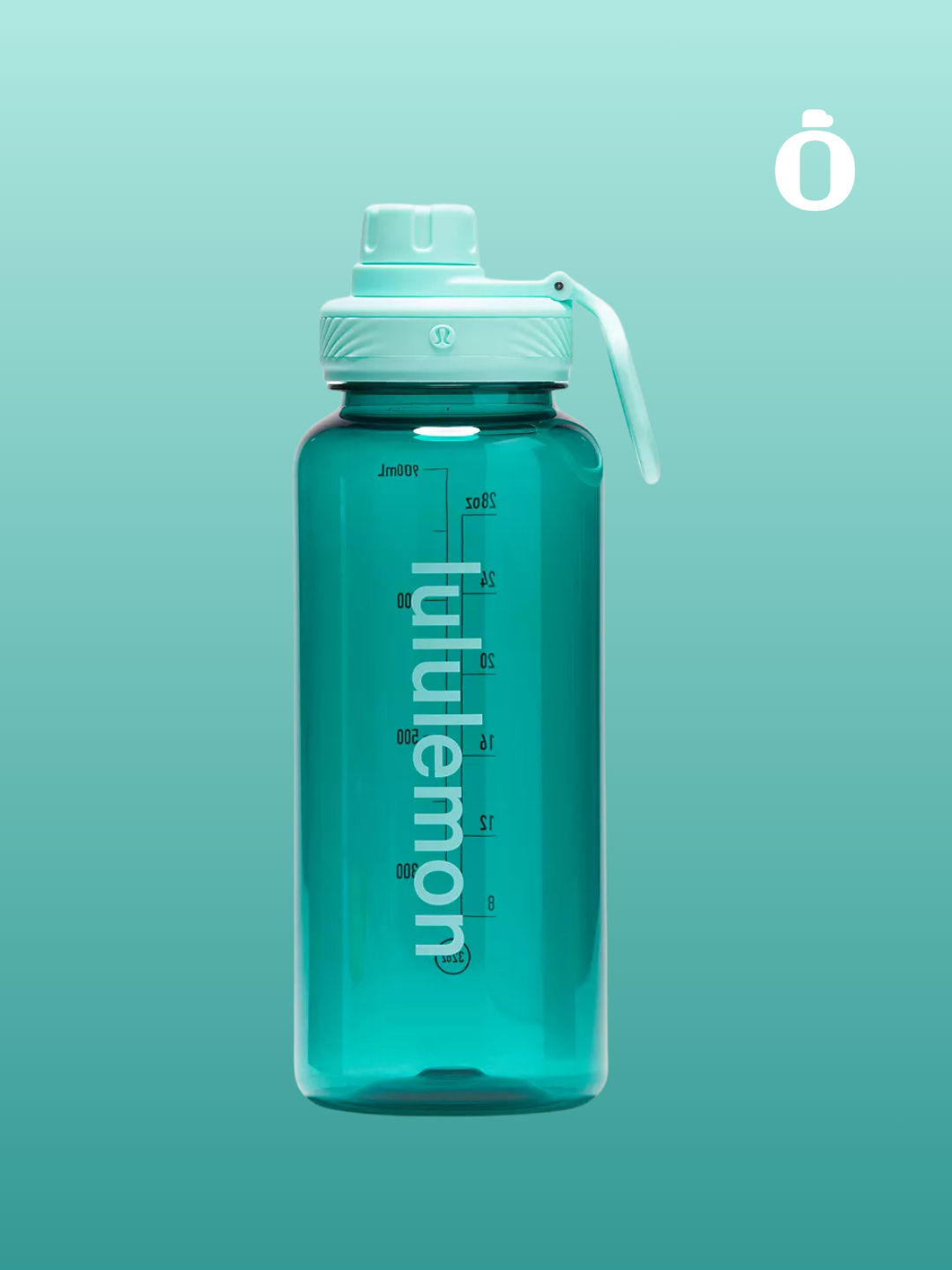 Lululemon | Back to Life Clear Bottle | 32oz | Storm Teal/Ideal Mint