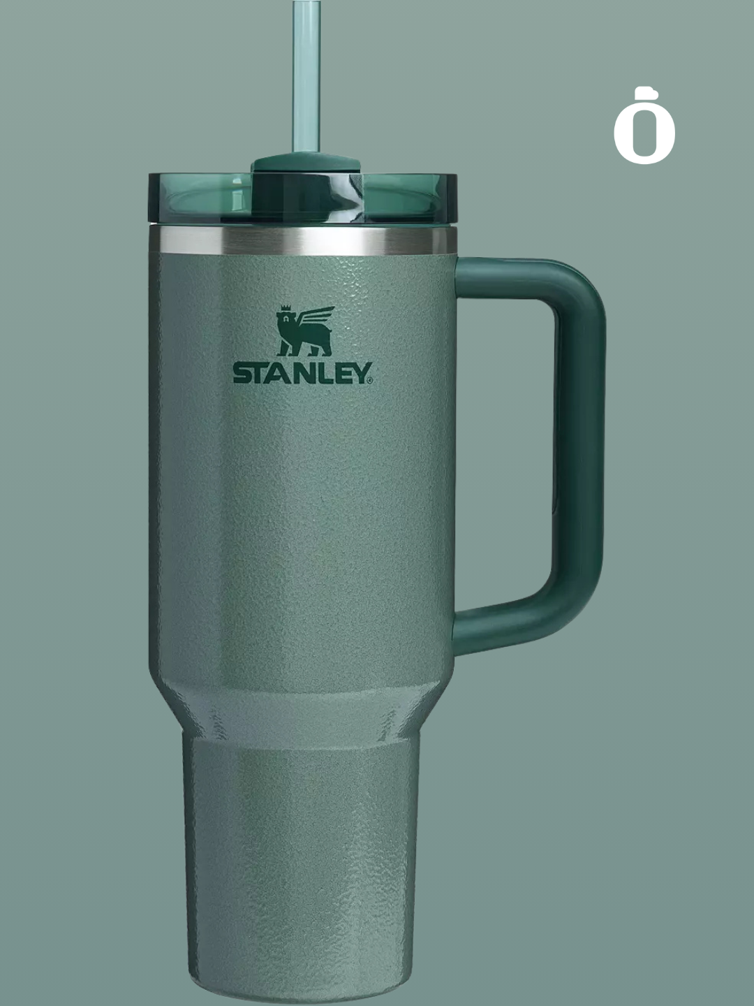 Stanley Quencher H2.0 Flowstate Tumbler Hammertone Homecoming Collection | 40 Oz | Hammertone Green