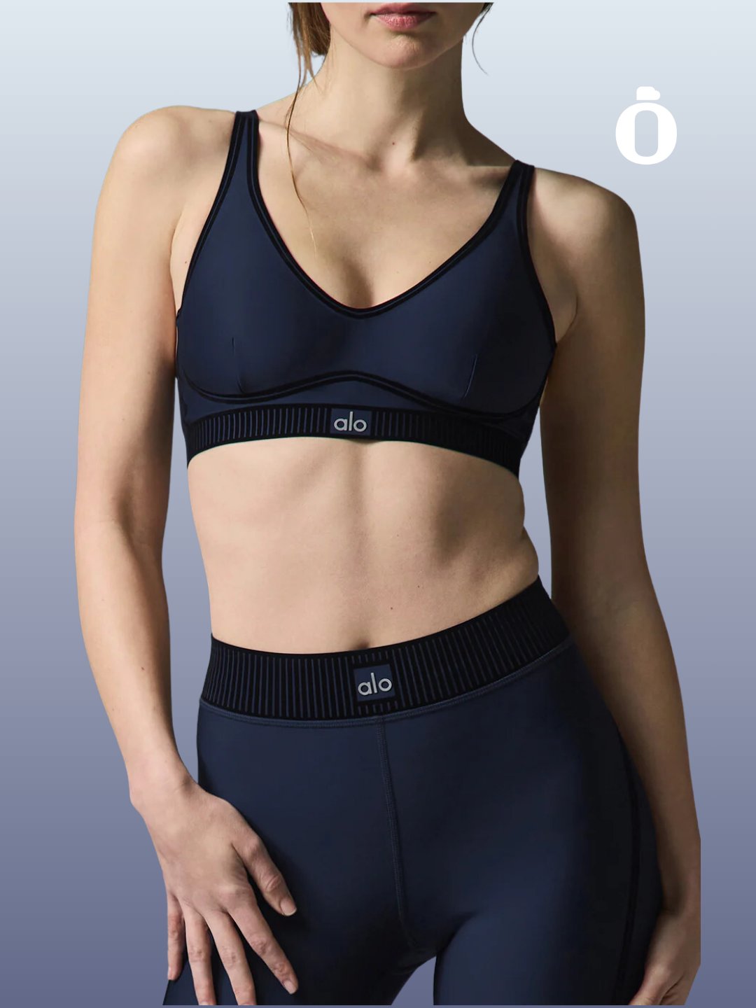 Alo | Airlift Line Up Bra | Navy