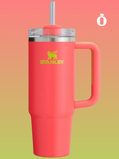 Stanley The Quencher H2.0 Flowstate Tumbler Heat Wave Collection | 30 Oz | Hibiscus