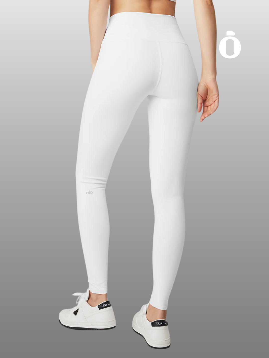 Alo | High-Waist Airbrush Legging | White