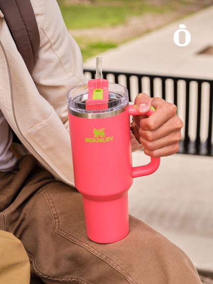 Stanley The Quencher H2.0 Flowstate Tumbler Heat Wave Collection | 30 Oz | Hibiscus