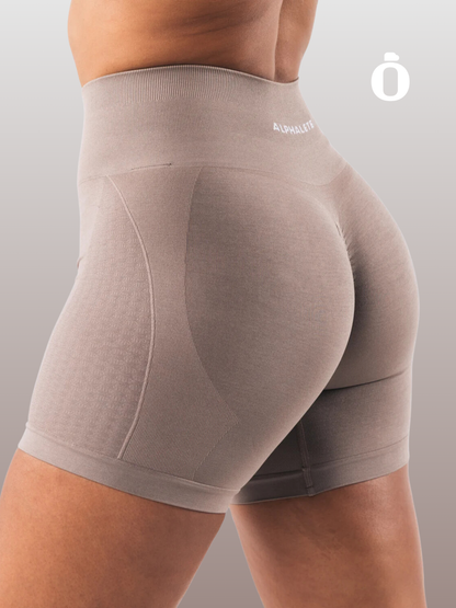 Alphalete | Amplify Contour Short 5" | Mocha