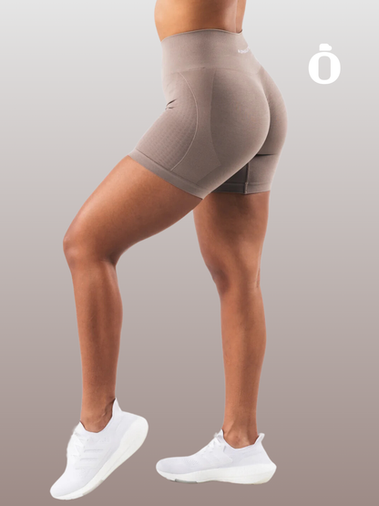 Alphalete | Amplify Contour Short 5" | Mocha