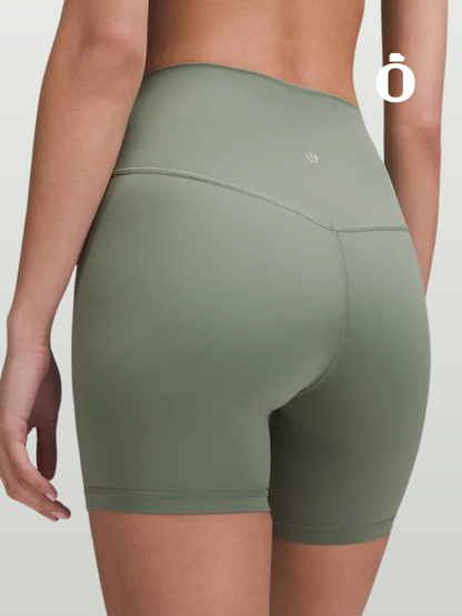 Lululemon | Align High-Rise Short 6" | Grey Eucalyptus