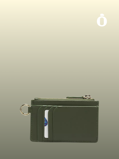 Lululemon | Cactus Material Card Case | Barracks Green/Gold