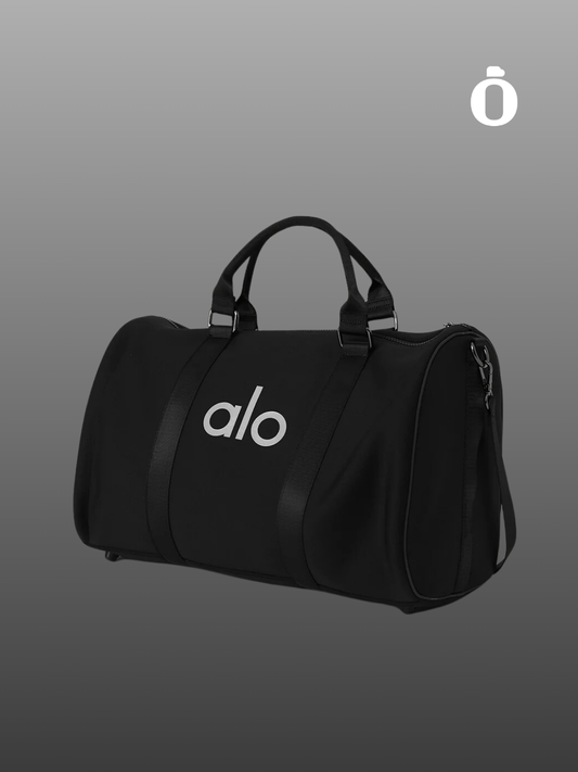 Alo | Traverse Duffle | Black/Silver