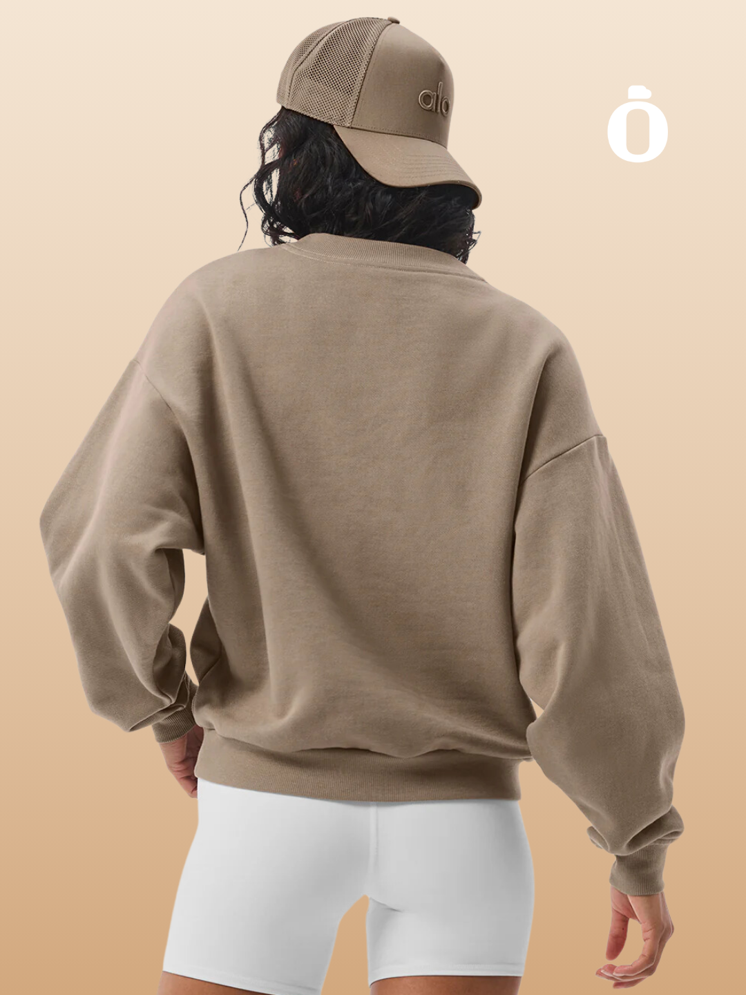 Alo | Accolade Crew Neck Pullover | Gravel