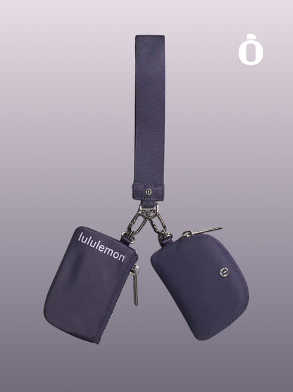 Lululemon | Dual Pouch Wristlet | Nightfall/Lilac Ether