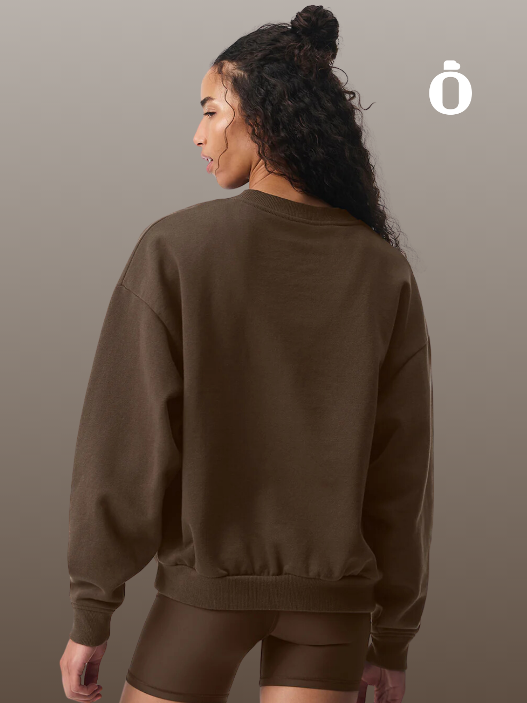 Alo | Accolade Crew Neck Pullover | Espresso