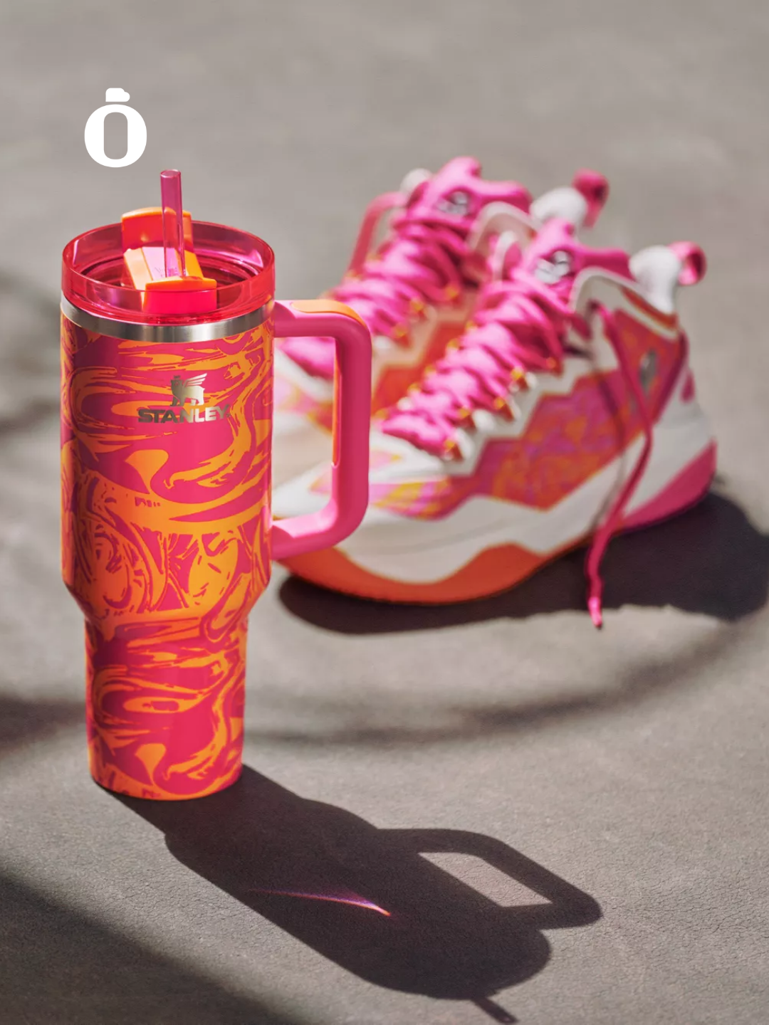 *Limited Edition Stanley x Moolah The Quencher H2.0 Flowstate Tumbler | 40 Oz | Pink Orange