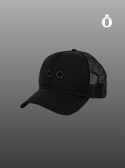 Alo | District Trucker Hat | Black