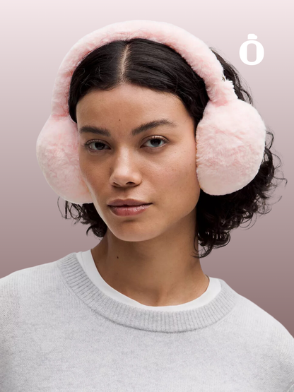 Lululemon | Plush Fleece Earmuffs | Strawberry Milkshake