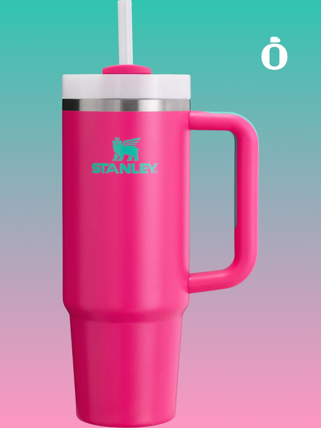 Stanley The Quencher H2.0 Flowstate Tumbler Heat Wave Collection | 30 Oz | Passion Pink