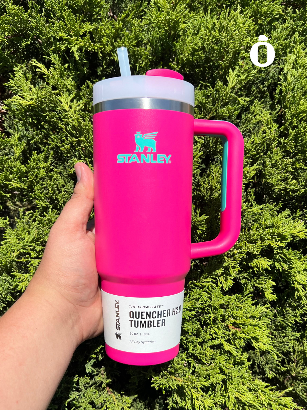 Stanley The Quencher H2.0 Flowstate Tumbler Heat Wave Collection | 30 Oz | Passion Pink