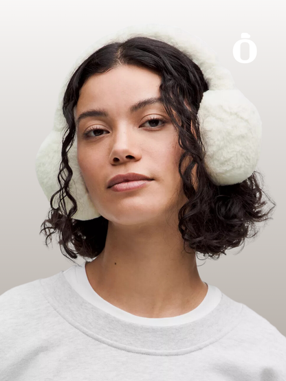 Lululemon | Plush Fleece Earmuffs | Bone