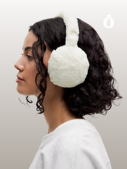 Lululemon | Plush Fleece Earmuffs | Bone