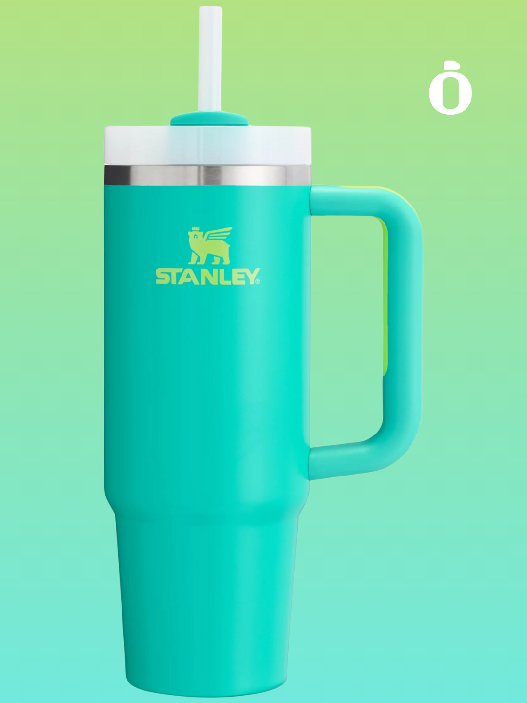 Stanley The Quencher H2.0 Flowstate Tumbler Heat Wave Collection | 30 Oz | Tropical Teal