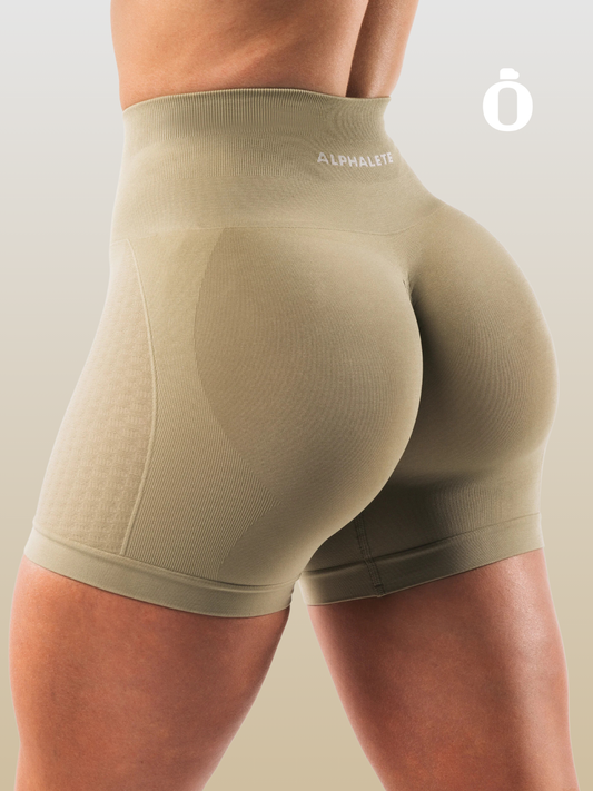 Alphalete | Amplify Contour Short 5" | Birch Wood