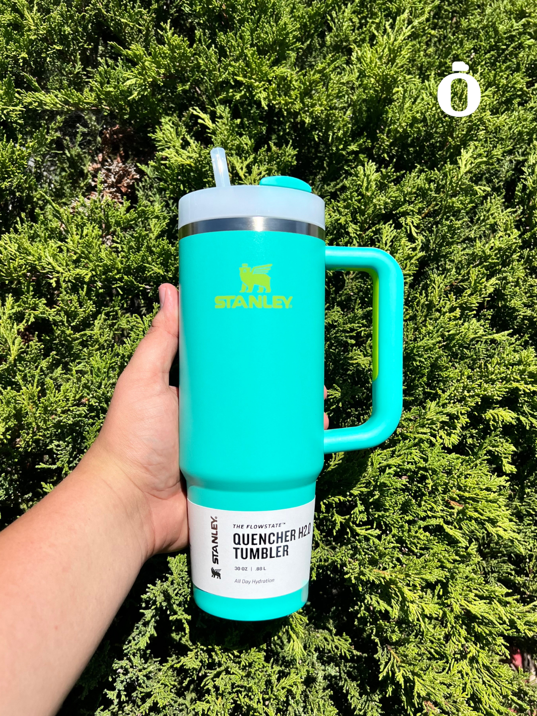 Stanley The Quencher H2.0 Flowstate Tumbler Heat Wave Collection | 30 Oz | Tropical Teal