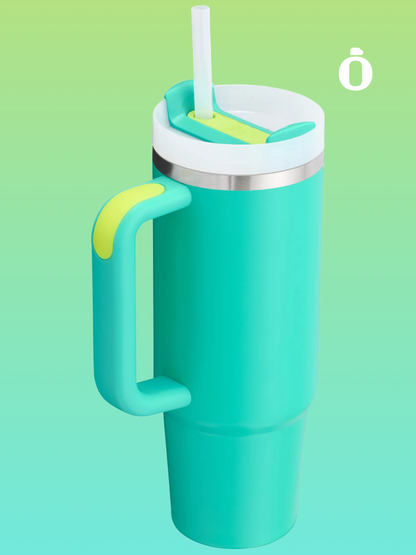 Stanley The Quencher H2.0 Flowstate Tumbler Heat Wave Collection | 30 Oz | Tropical Teal