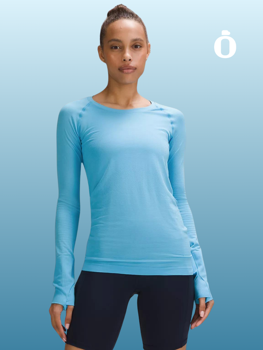 Lululemon | Swiftly Tech Long-Sleeve Shirt 2.0 Hip Length | Kayak Blue Light