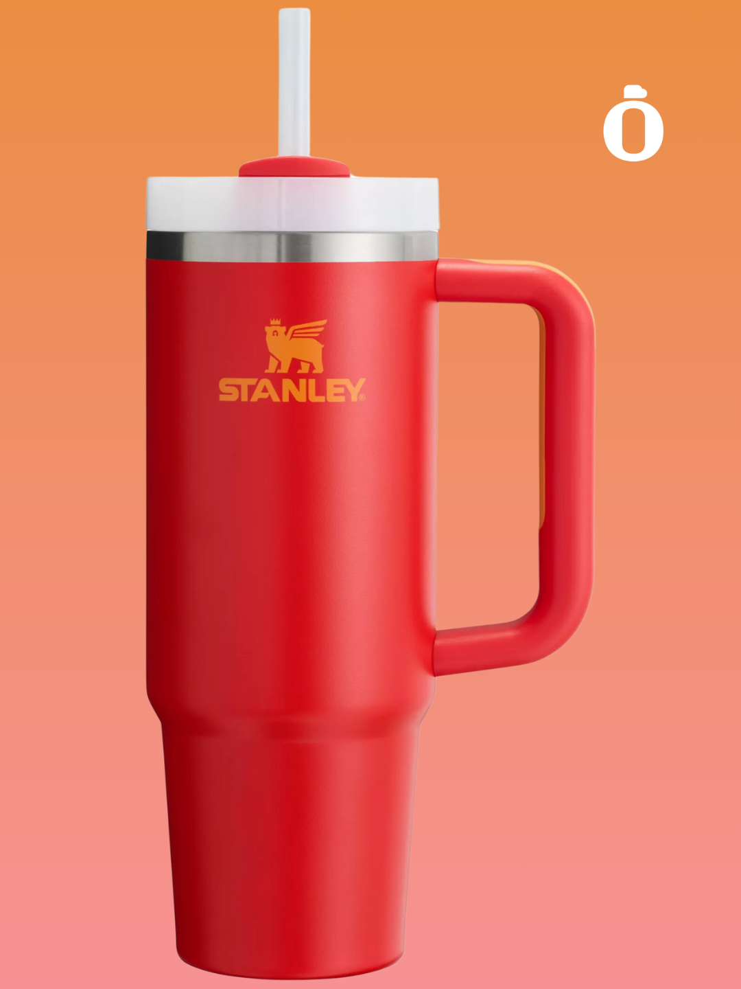 Stanley The Quencher H2.0 Flowstate Tumbler Heat Wave Collection | 30 Oz | Chili