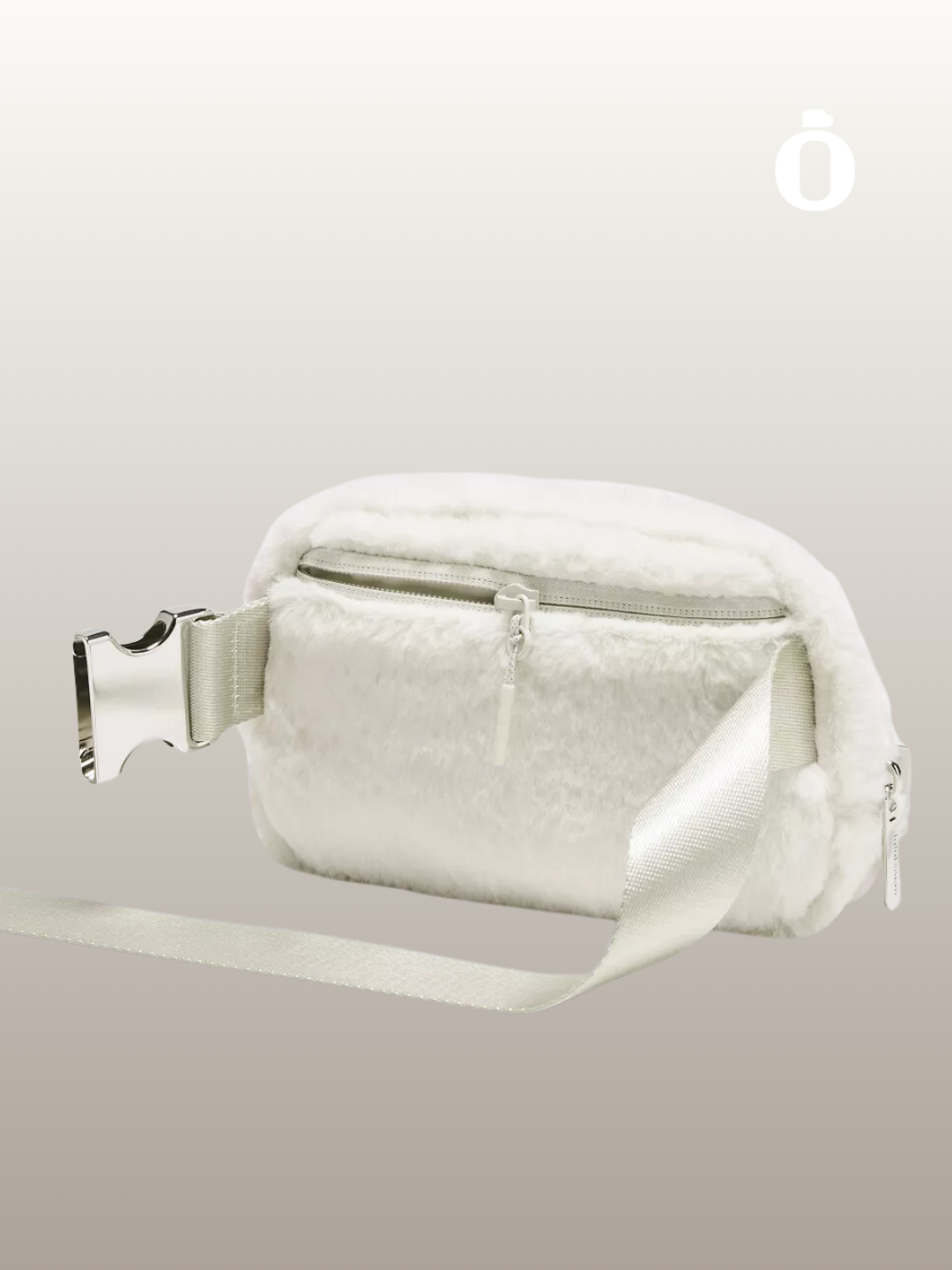 Lululemon | Everywhere Belt Bag 1L Plush Fleece | Bone/Silver