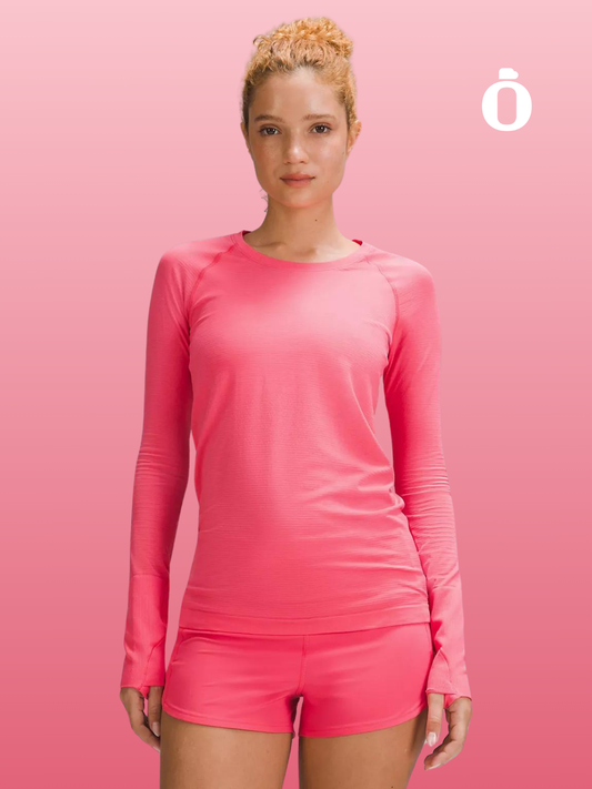 Lululemon | Swiftly Tech Long-Sleeve Shirt 2.0 Hip Length | Glaze Pink