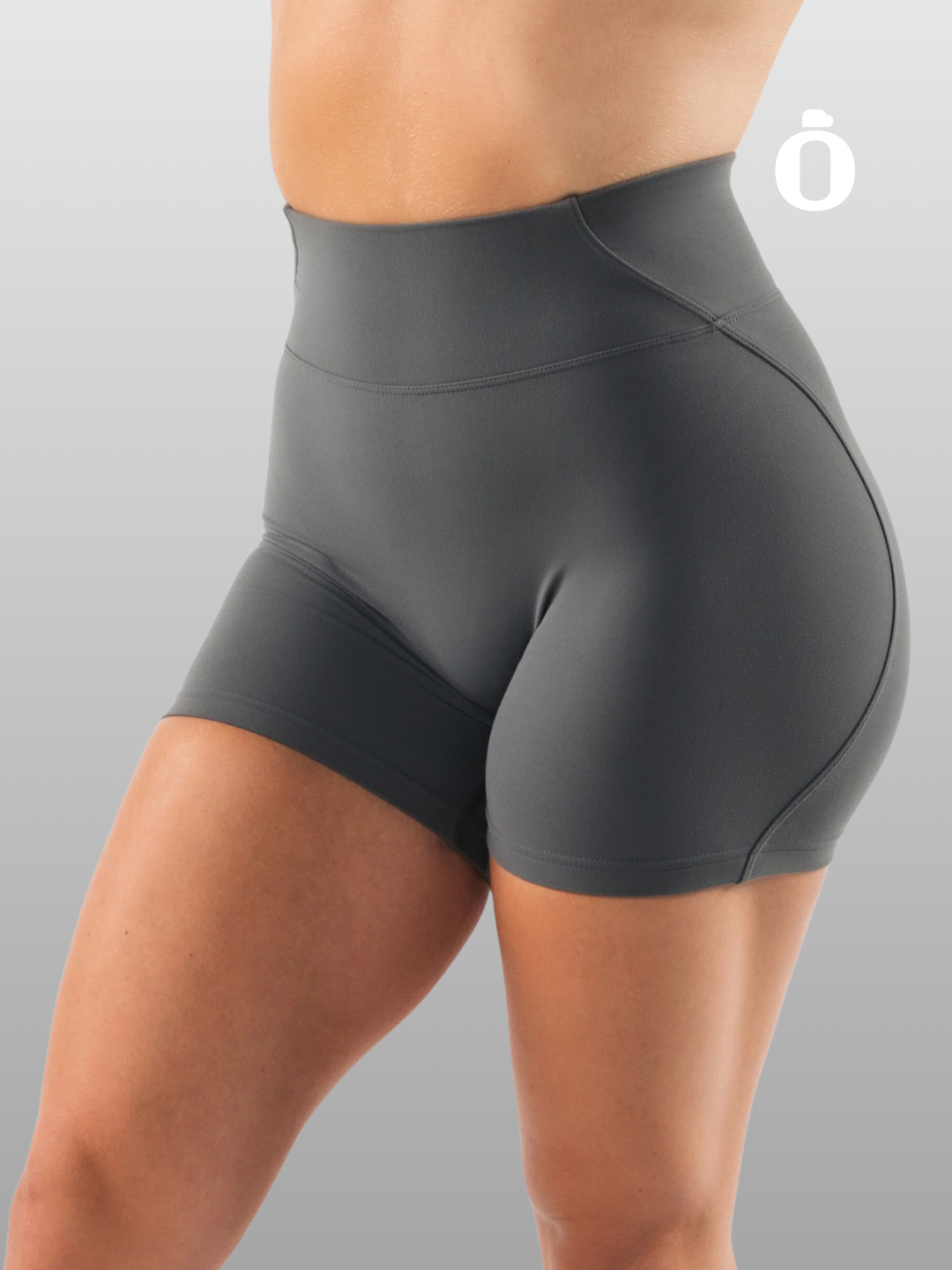 Alphalete | Aura Short 5" | Pewter