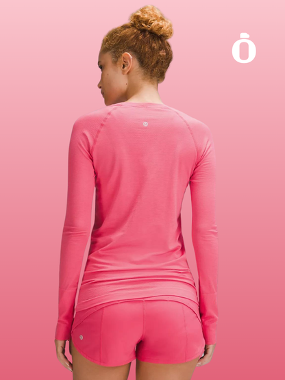 Lululemon | Swiftly Tech Long-Sleeve Shirt 2.0 Hip Length | Glaze Pink