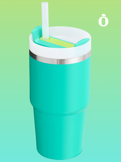 Stanley Quencher H2.0 Flowstate Tumbler Heat Wave Collection | 20 Oz | Tropical Teal