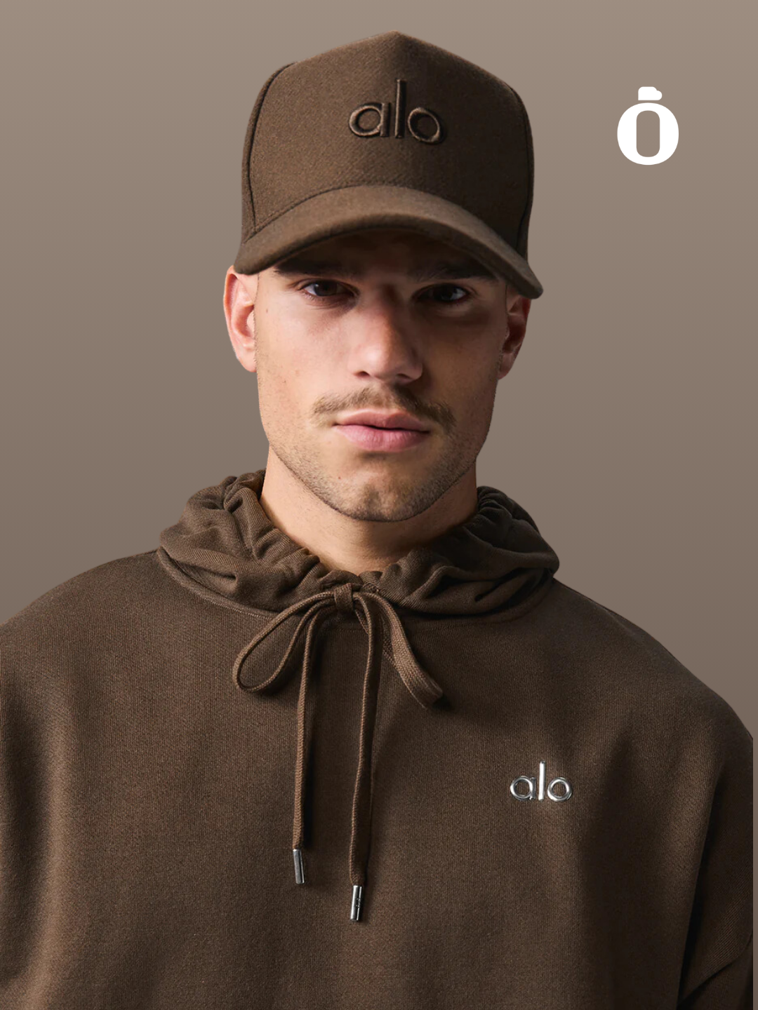 Alo | Wool District Trucker Hat | Espresso